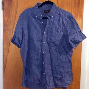 Black brown 1826 men’s button down dress shirt
